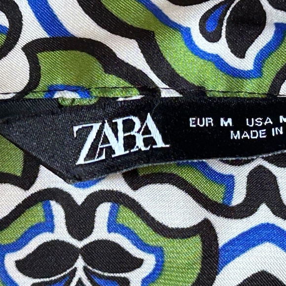 Zara Women's Button Down Top Sz M - Picture 4 of 9